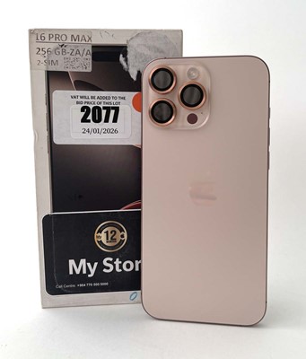 Lot iPhone 16 Pro Max 256GB Desert Titanium with...
