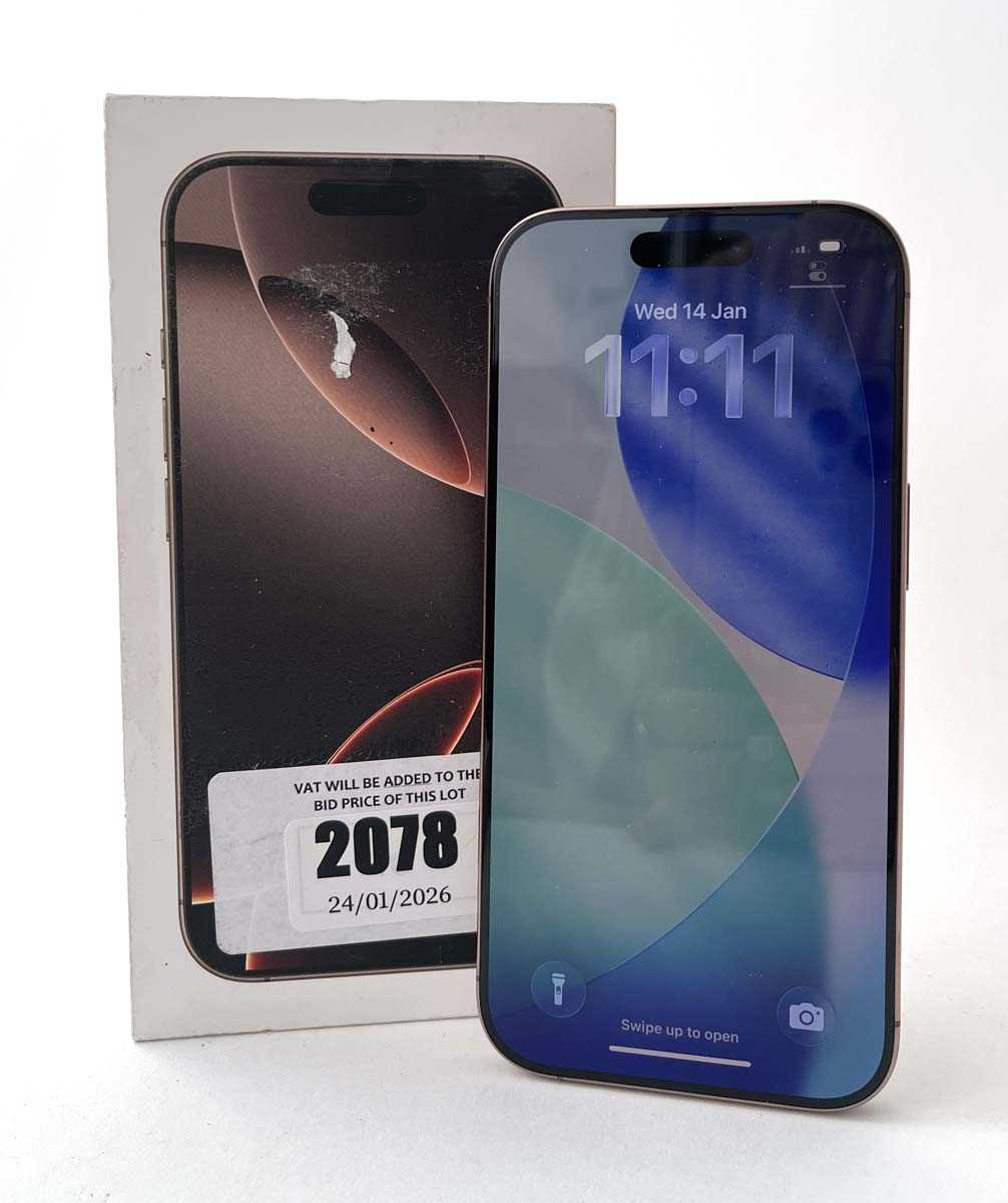 Lot iPhone 16 Pro 512GB Desert Titanium with box...