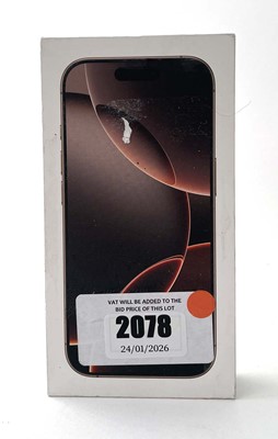 Lot iPhone 16 Pro 512GB Desert Titanium with box...