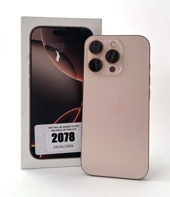 Lot iPhone 16 Pro 512GB Desert Titanium with box...