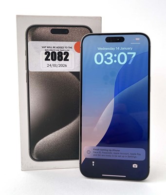 Lot iPhone 15 Pro Max 256GB Natural Titanium with...