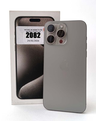 Lot iPhone 15 Pro Max 256GB Natural Titanium with...