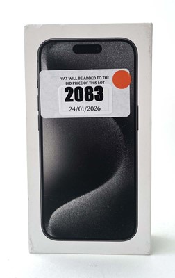 Lot iPhone 15 Pro 128GB Black Titanium with box...