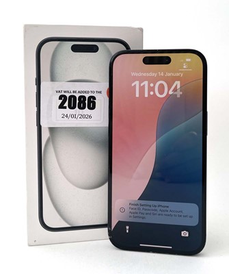 Lot iPhone 15 256GB Black with box