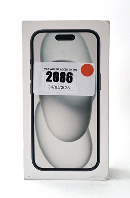 Lot iPhone 15 256GB Black with box