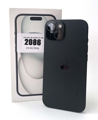 Lot iPhone 15 256GB Black with box