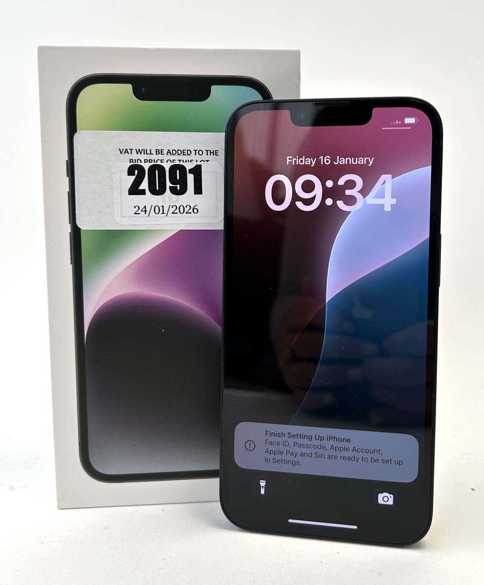 Lot iPhone 14 256GB Midnight with box