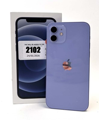 Lot iPhone 12 64GB Purple with box