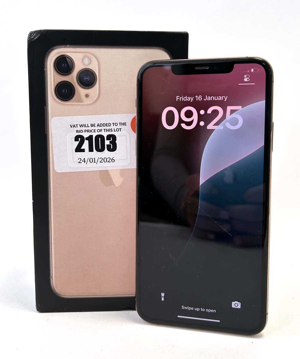 Lot iPhone 11 Pro Max 256GB Gold with box