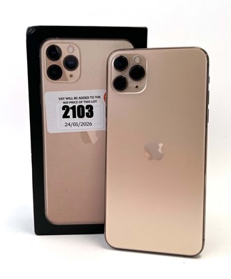 Lot iPhone 11 Pro Max 256GB Gold with box