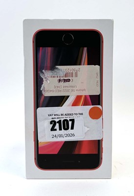 Lot iPhone SE 2020 64GB Red with box