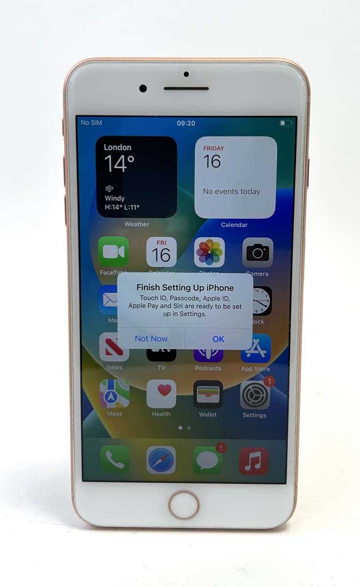 Lot iPhone 8 Plus 256GB Gold with box (back corner...