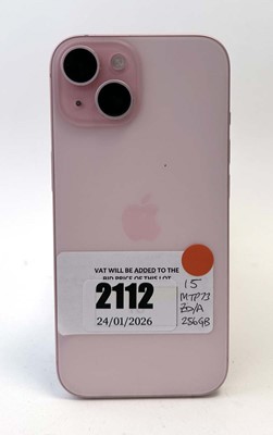 Lot iPhone 15 256GB Pink