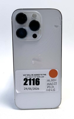 Lot iPhone 14 Pro 128GB Silver (cracked)