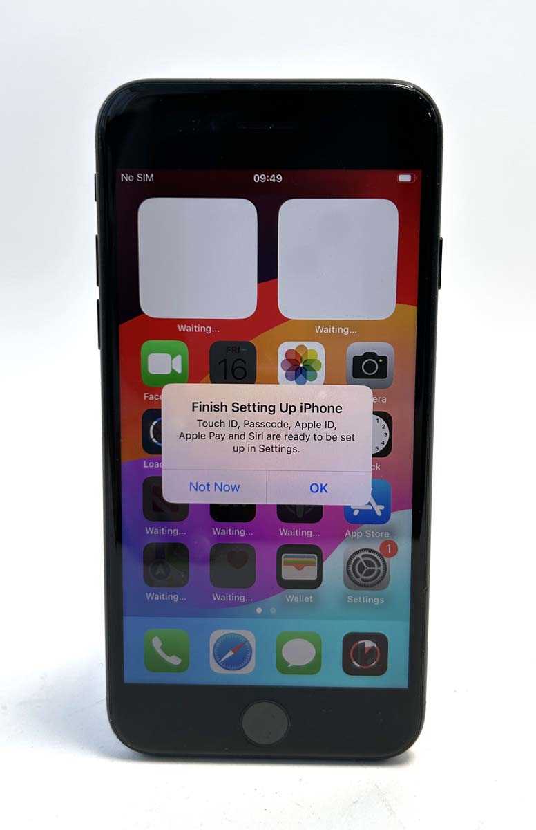 Lot iPhone SE 64GB Midnight