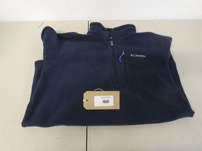 Lot A 1/2 zip Columbia fleece in navy ( size L).