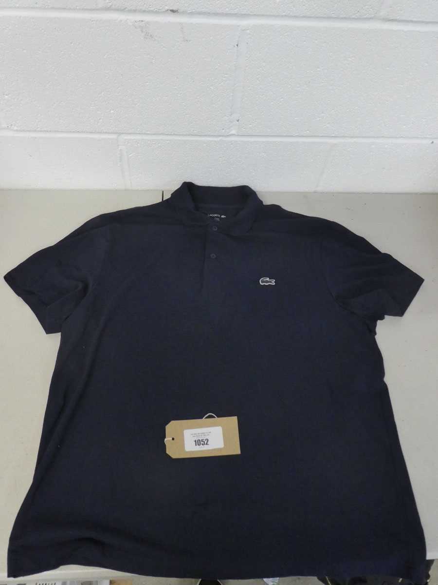 Lot A Lacoste polo shirt in navy ( size XXL).