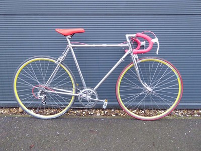 Lot 4024 - Chrome gents racing bike