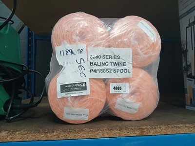 Lot 4065 - 4 rolls of baling twine