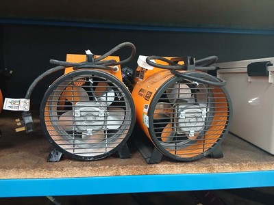 Lot 4069 - 4 Fireball 240v fan heaters
