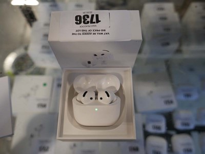 Lot 1601 - Apple Airpods 4, boxed with charging case