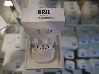 Lot 1603 - Apple Airpods 4, boxed with charging case