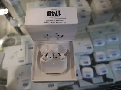 Lot 1602 - Apple Airpods 4, boxed with charging case