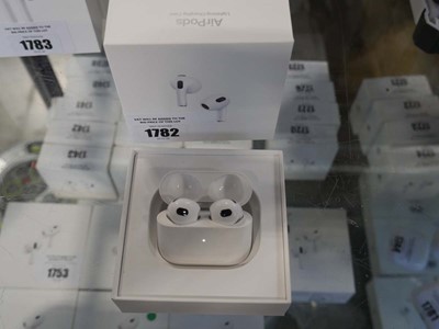 Lot 1615 - Apple Airpods (3rd Generation), boxed with...
