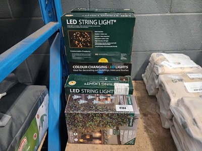 Lot 4104 - 6 boxes of LED string lights
