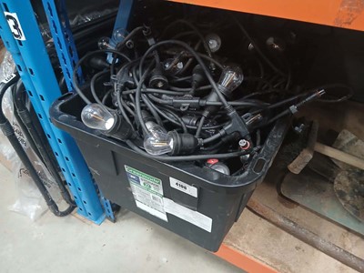 Lot 4106 - Crate of outdoor garden string lights