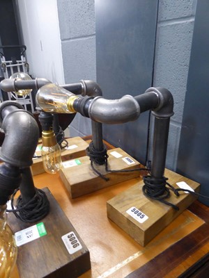 Lot 5005 - Industrial style table lamp