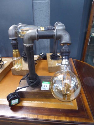Lot 5006 - Industrial style table lamp