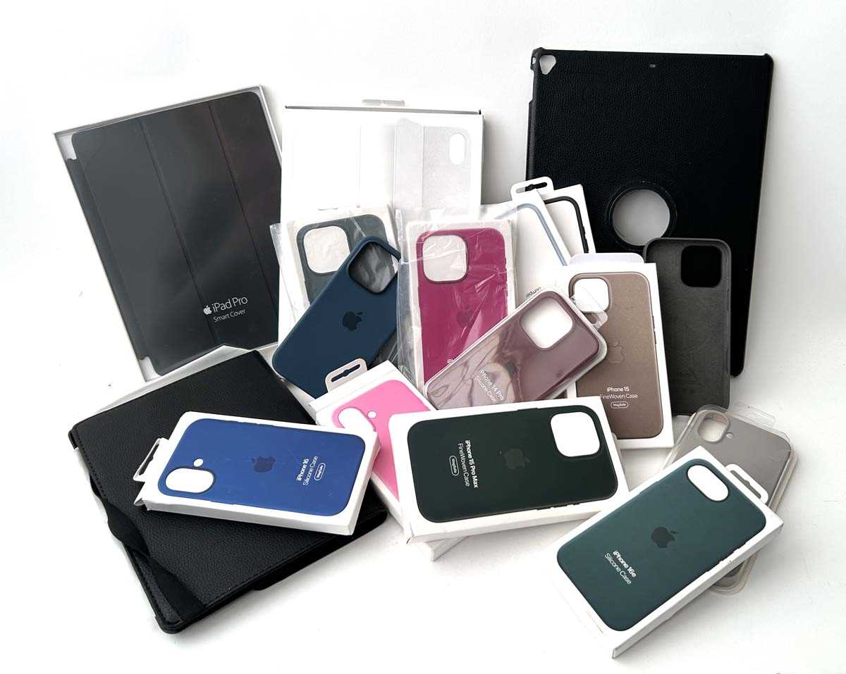 Lot Bag containing quantity of iPhone & iPad cases...