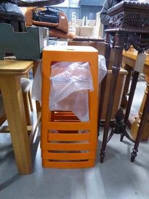 Lot 5136 - 4 moulded plastic stacking stools