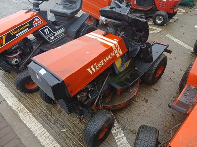 Lot 4176 - Vintage Westwood petrol ride on lawn mower