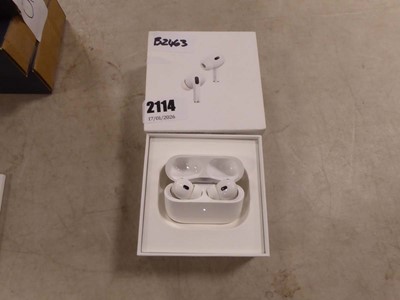 Lot 2114 - Boxed pair of Apple Air Pods pro, 2nd...