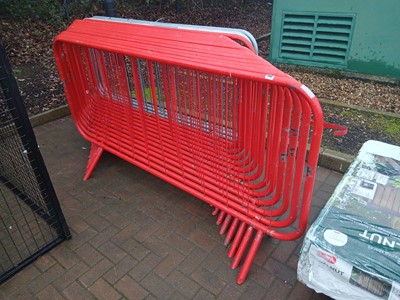 Lot 4182 - Quantity of crowd control barriers