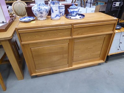 Lot 5150 - Modern Ercol 2 door and 2 drawer sideboard