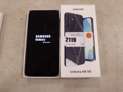 Lot 2119 - Boxed Samsung Galaxy A16 5G 4GB RAM 128GB...