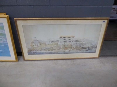 Lot 5036 - Print, riverside buildings