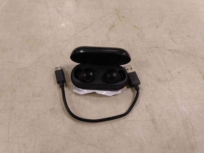 Lot 2124 - Unboxed pair of Sony ear buds with charging...