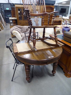 Lot 5166 - Oak Victorian dining table
