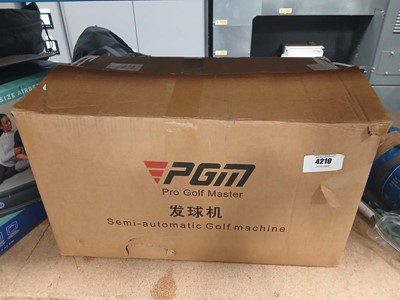 Lot 4210 - PGM semi automatic golf machine