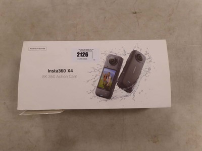 Lot 2126 - Boxed Insta 360 X48K360 action cam adventure...