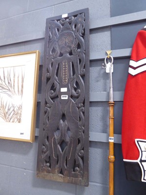 Lot 5048 - Carved Polynesian wall panel