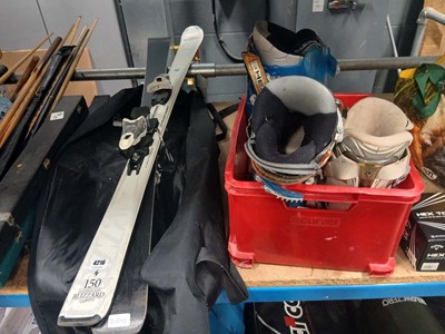 Lot 4216 - Pair of Blizzard 150 skis plus two pairs of...