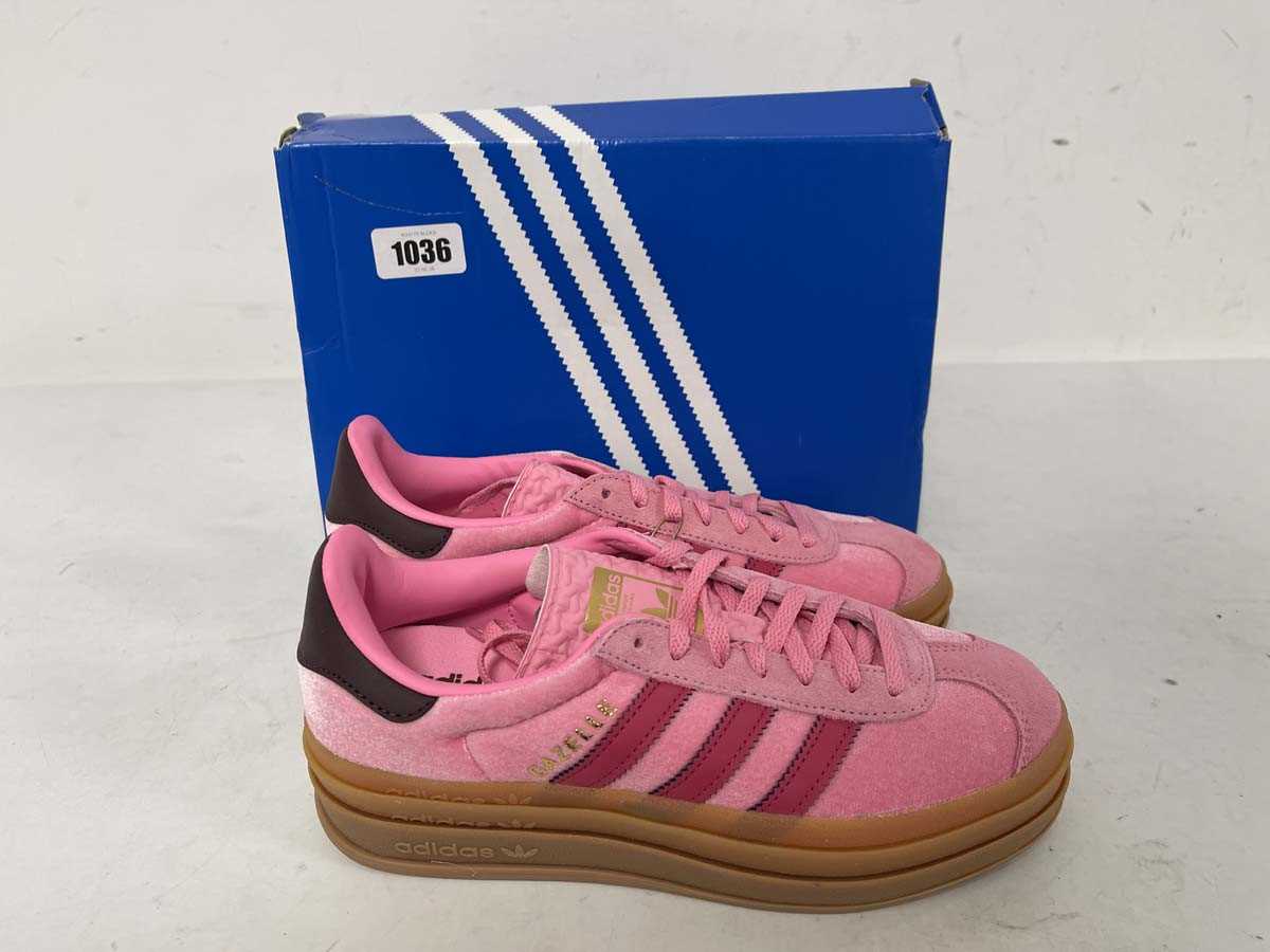Lot Adidas children's gazelle bold trainers in...