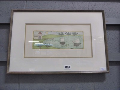 Lot 5054 - Limited ed. print entitled "Harbour"