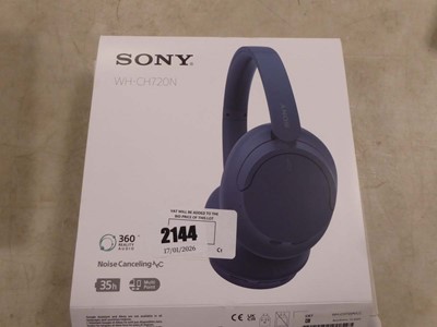 Lot 2144 - Boxed pair of Sony WHCH720N noise cancelling...