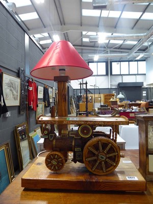 Lot 5077 - Stephenson novelty showmans engine lamp